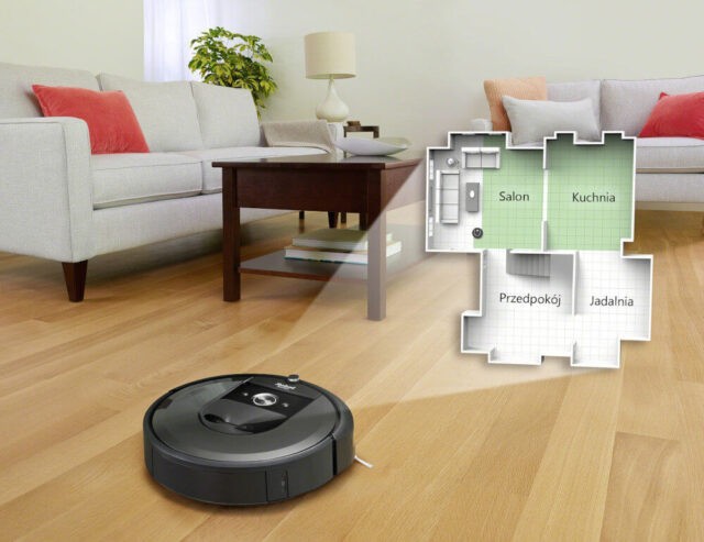 iRobot Roomba i7/i7plus картография